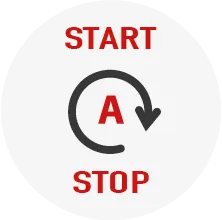 Cuando corresponda, podemos desactivar la función Start/Stop dejándola inactiva y evitando que el motor se apague automáticamente cuando está parado.